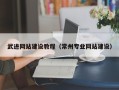 石河子武进网站建设教程（常州专业网站建设）